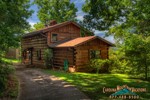 Horton House log cabin in Bryson City nc