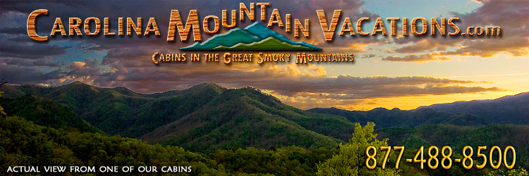 NC Mountain Cabin Rentals in the Bryson City, Cherokee, nantahala and Fontana Lake areas of the North Carolina  Smoky Mountains by Carolina Mountain Vacations
