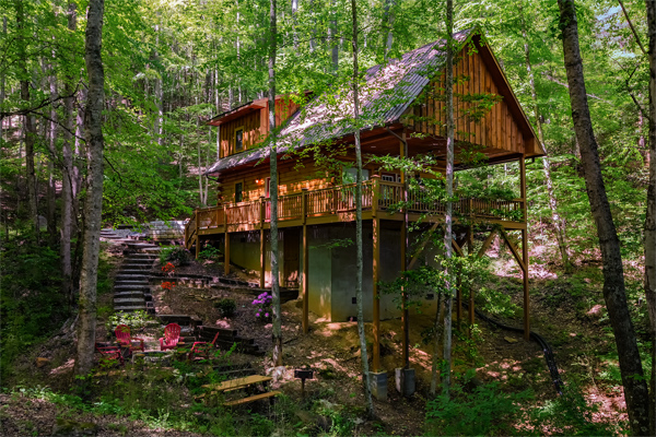 appalachian escape log cabin in bryson city nc