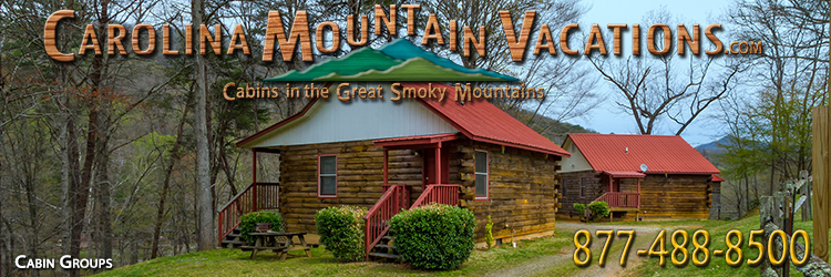 List of 2 Bedroom Getaway Cabin Rentals in the Bryson City, Cherokee, nantahala and Fontana Lake areas of the North Carolina  Smoky Mountains by Carolina Mountain Vacations